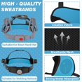 thumbnail image 3 of Ibicboc Paquete de 4 Protectores de Sudor para Casco de Seguridad de Algodón Transpirable, 3 of 8