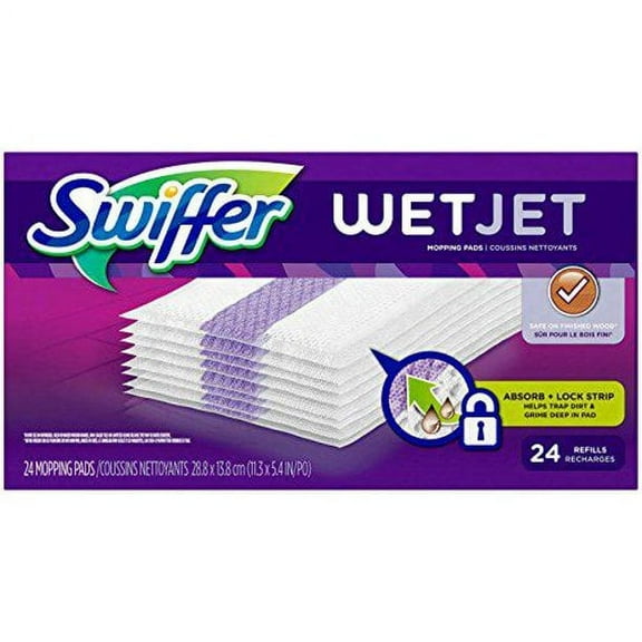 swiffer wet jet mopping pad refills - original - 24 ct