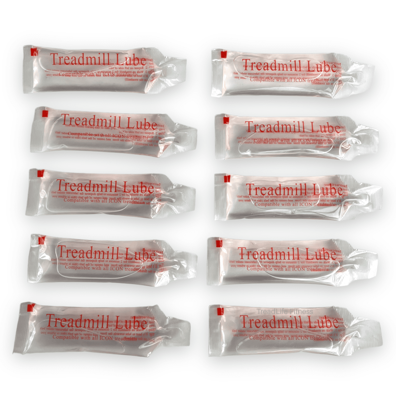 10 x PACK of Lube Lubricant Nordictrack Proform Reebok Freemotion ICON