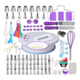 thumbnail image 1 of Kit 140 Duyas Boquillas Base De Repostería Decoración Pastel Morado, 1 of 5