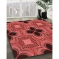 thumbnail image 3 of Ahgly Company Machine Washable Indoor Rectangle Transitional Red Area Rugs, 7' x 10', 3 of 7