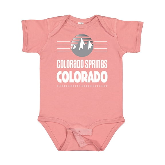 Inktastic Colorado Springs Colorado Mountains Boys or Girls Baby Bodysuit