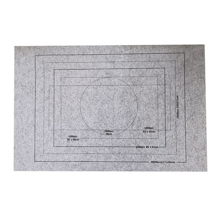 3000 Piece Puzzle Mat Roll Up Rubber No Creases with Drawstring Storage Bag(Does not include puzzles) Puzzle Roll Storage Mats
