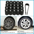 thumbnail image 2 of Set of 20Pcs 17mm Car Wheel Nut Bolt Covers Caps for Vauxhall, 2 of 4