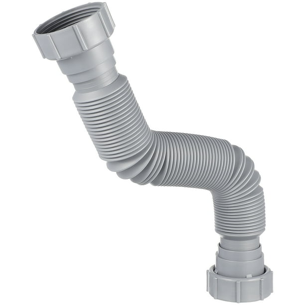 Reemplazo del tubo del sifón de desagüe. Conexión de desagüe de fregadero de cocina flexible y expandible.