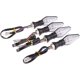 thumbnail image 1 of Luz de señal de giro LED para motocicleta, 4 luces de señal de giro bicolor para motocicleta, 12 V 12 LED de alto brillo, 1 of 5