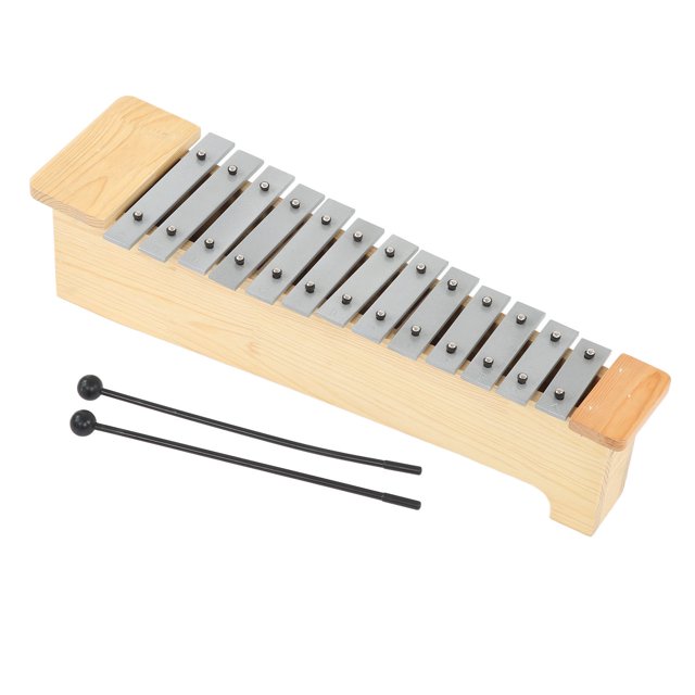 Aluminum Glockenspiel 13 Note Treble Metallophone Percussion Instruments for Children