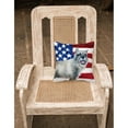 thumbnail image 2 of Carolines Treasures BB9662PW1818 Schnauzer Patriotic Fabric Decorative Pillow  18H x18W multicolor, 2 of 2