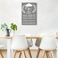 thumbnail image 3 of Sophisticated Neutrals Minimalist Class of 2026 Graduation Gift You Did It Matte Finish Gallery Wrapped Canvas Wall Art Home Decoration Decor Bedroom Dorm Office 12*16inch(30*40cm), 3 of 6