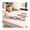 Ivory, variant on Modern Travertine Chain Link for Home and Bathroom Decor - Sculpture for Shelf, Coffee Table, Living Room or Office Styling - Decorative Object for Console and Mantel Display - 3", Gray