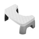 thumbnail image 1 of Inteprter Banquito para baño con almacenamiento integrado curvo para la organización del baño, taburete de baño antideslizante Almacenamiento y organización del hogar blanco, 1 of 5