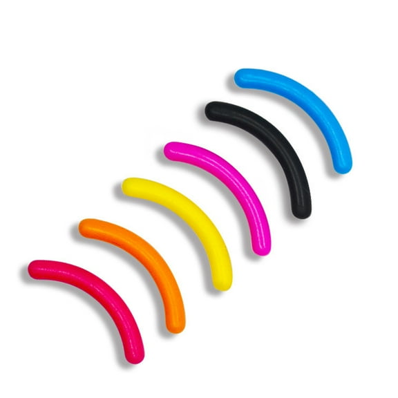 Masteelf 100pcs Eyelash Curler Refill Pads Colorful Eyelash Curler Refill Pads for Woman Lady Female (Mixed Color)
