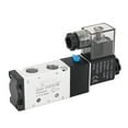 thumbnail image 1 of 4V210‑08 Electric Solenoid Valve 2 Position 5 Way Cylinder Control Reversing Valve Pneumatic Air Valve AC110V, 1 of 10
