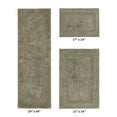 thumbnail image 2 of Better Trends Luxury Bathroom Rug 3 Piece Set 100% Cotton Tufted Bath Rug Water Absorbent, Reversible Machine Washable Bathmat Decor, Laundry Room Beige Lux Collection, 2 of 4