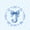 Blue J, variant on Homewish Girly Bowknot Print Zipper Twin Comforter Sets with Fitted Sheet and 2 Pillowcases,Vintage Blue Monogrammed J Zipper Bedding Set For Kids Women,Reversible,4 Pieces