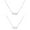 Silver 444, variant on Women's Angel Number Statement Necklace 444 Numbers Pendant Choker Chain Numerology Jewelry Silver