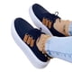 thumbnail image 2 of Zapatos para mujer, informales, grandes, con suela gruesa y cubierta de tela de malla, deportivos, para correr, botas vaqueras., 2 of 4