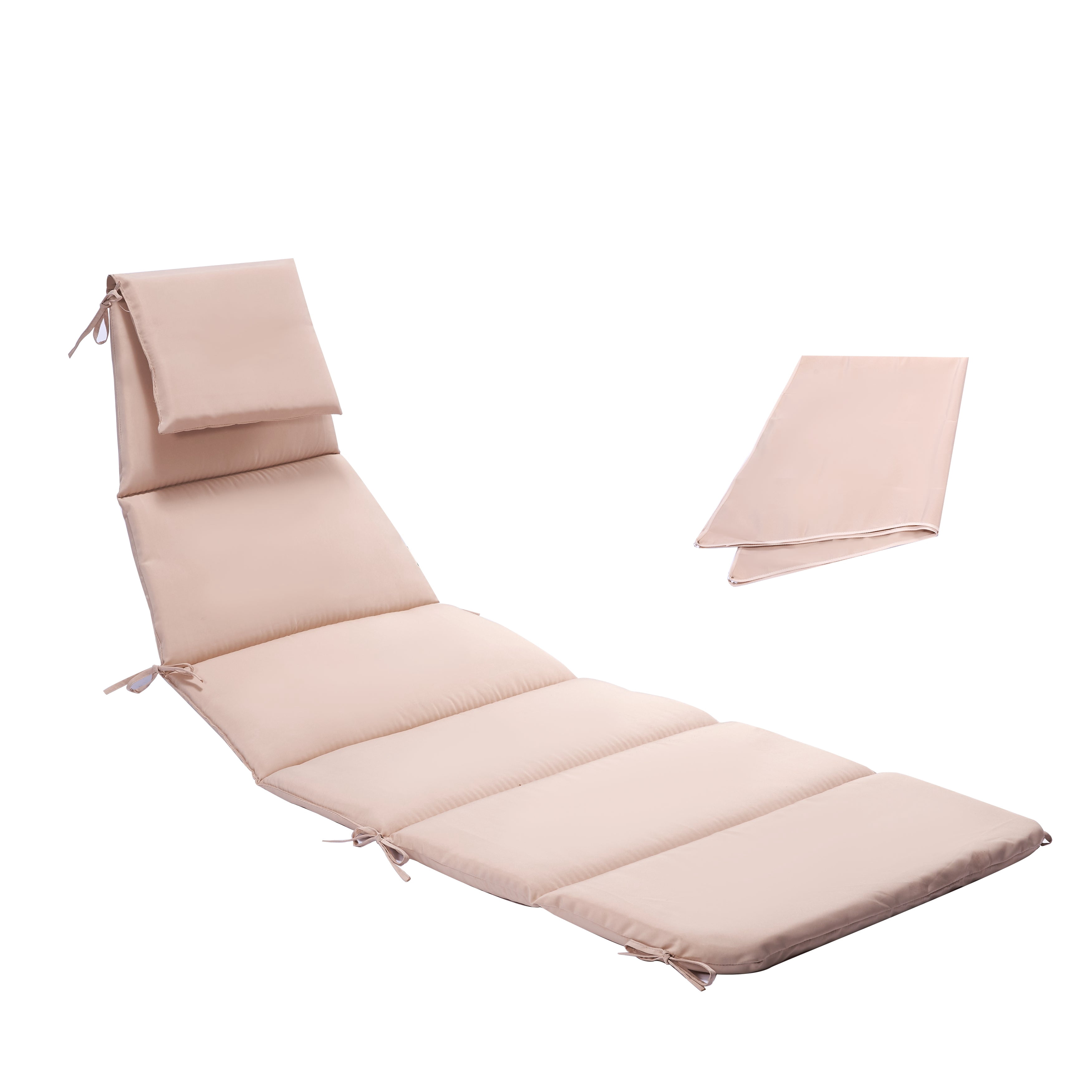 Cyclone Sound Foam Padded Cushion and Umbrella Replacement for Outdoor Hanging Lounge Chaise Chair