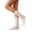 A-Light Gray43, variant on Yuanlong Women's Socks Mid-Calf Hollow Out Mesh Ruffle Socks Solid Color Leisure Activities Hosiery