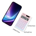 thumbnail image 3 of CASAFUN Stylish Scientific Calculator 10 Digits with Circle Buttons and Clear Large LCD Display Ideal For Office School Home and Business Use, 3 of 8
