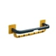 thumbnail image 2 of Naiovety Toallero montado en la pared de plástico para baño, cocina, barra de almacenamiento, organizador de oficina plegable, accesorios de Accesorios de baño Azul amarillo, 2 of 6