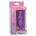 thumbnail image 4 of First Time Vibrating Triple Beaded Anal Probe - Purple, 4 of 8