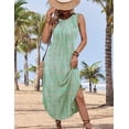 thumbnail image 4 of Vestido de playa Zeagoo 2025 Vacation Summer Maxi Floral Print, 4 of 6