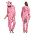 thumbnail image 1 of Pijamas de franela con dibujos de dinosaurios, pijamas de animales, pijamas de pareja, ropa de hogar para hombres y mujeres, 1 of 6