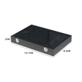 thumbnail image 2 of Coward Jewelry Organizer Box, Black Velvet 12 Grids Bracelet Bangle Necklace Jewelry Display Tray Case with Transparent Glass Lid for Home Drawer Desk or Store Selling Show, 2 of 7
