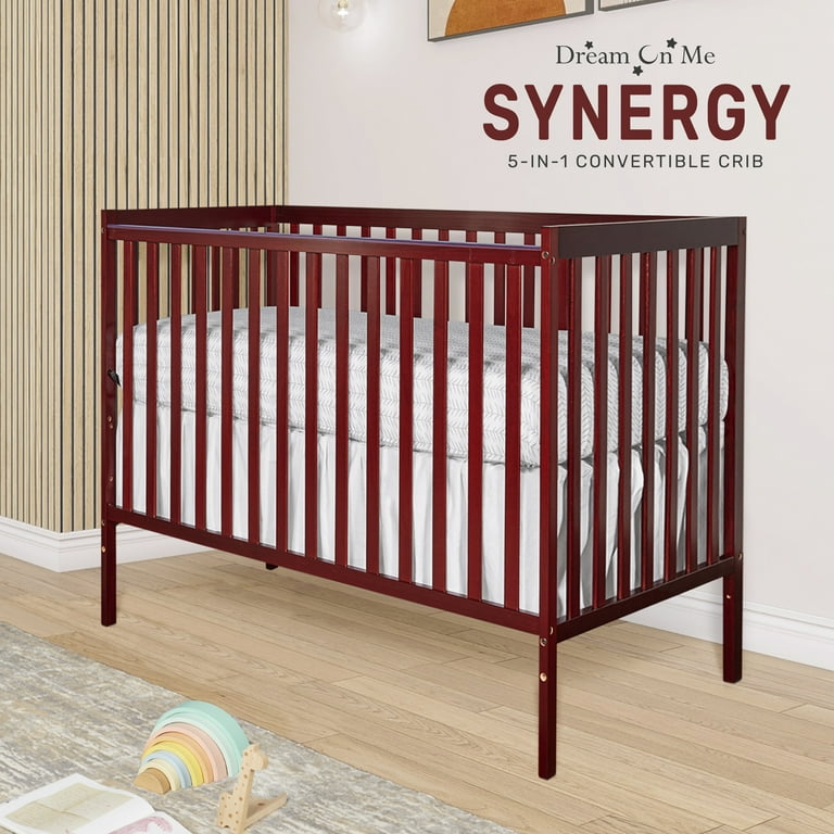 Cherry wood crib walmart on sale
