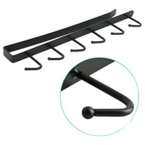 EUWBSSR 2pcs Metal 6 Hook Kitchen Rack Hanging Coffee Tea Cup mug Holder Shelf Kitchen Storage Rack Organizer Holder