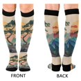 thumbnail image 4 of FORMRS Womens Knee High Socks Casual Long Thick Travel Daily Wear, 2 Pairs, Pine Tree at Dawn, 4 of 6