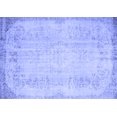 thumbnail image 1 of Ahgly Company Machine Washable Indoor Rectangle Abstract Blue Contemporary Area Rugs, 2' x 5', 1 of 4