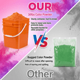 30lb Blue Color Run Powder Kit with 2 Reusable Buckets, Festival Color ...