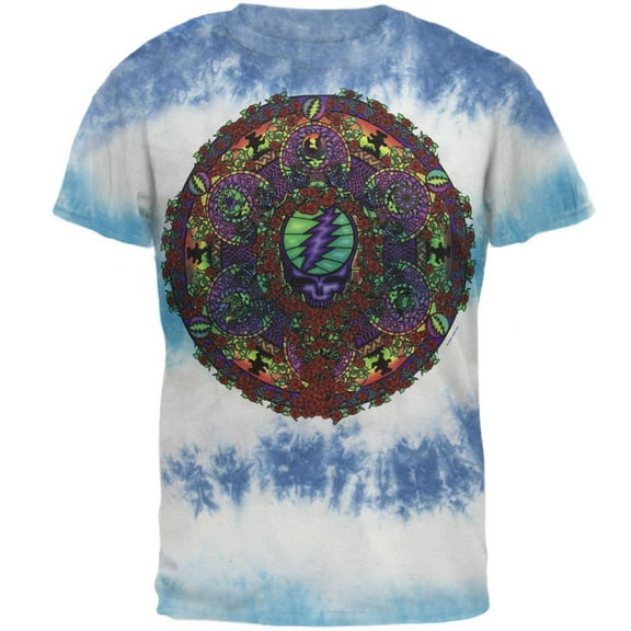 Celtic Mandala Blue Tie Dye T-Shirt