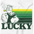 thumbnail image 2 of Popeye The Sailor Man Lucky St Paddys Crewneck T Shirts Boy Girl Teen Brisco Brands M, 2 of 6