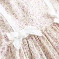 thumbnail image 6 of Baby Girls Casual Dresses Toddler Floral Dress Print Sundress Princess Dress, 6 of 9