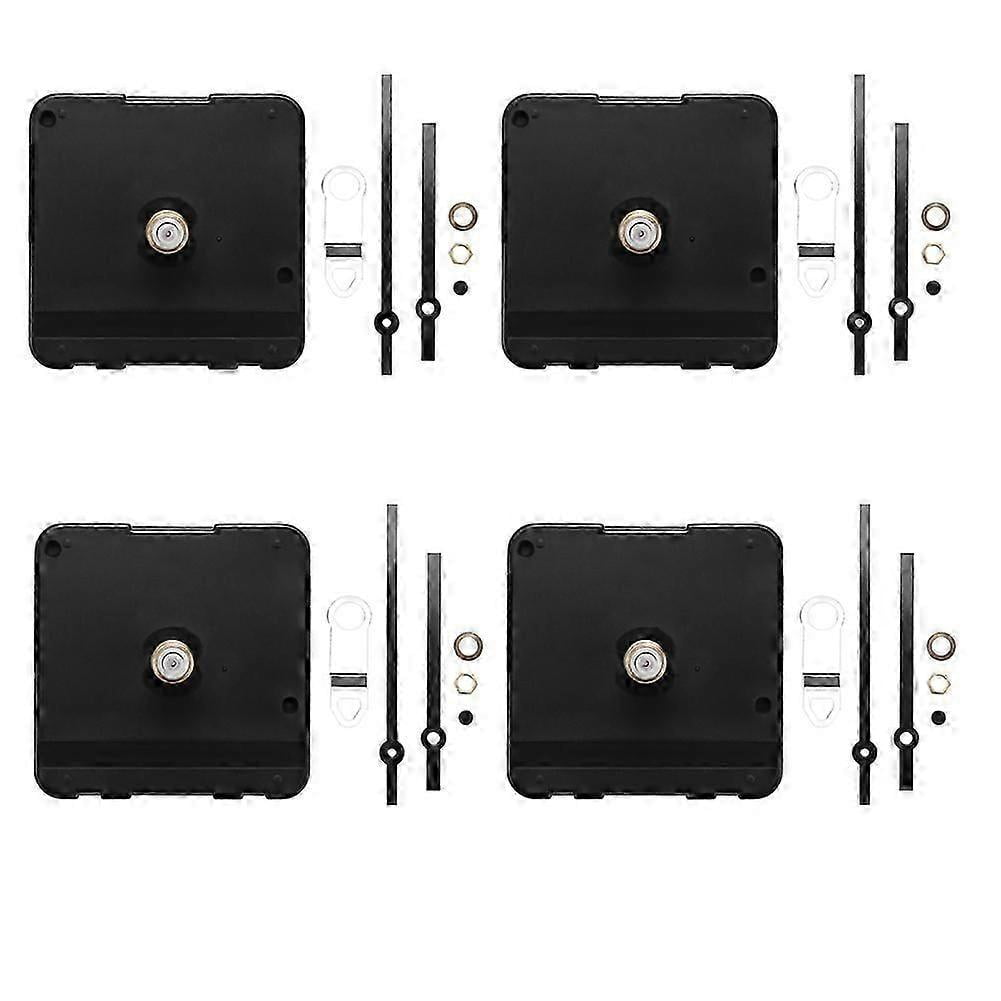 4PCS 31mm Long Shaft DIY Clock Movement Mechanism Hands Kit Wall Quartz Clock Movement Repair Tool Parts