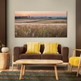 thumbnail image 3 of Oversized Field Flower Paintings, Large Canvas Wall Art for Living Room Bedroom Decor, Abstract Landscape Artwork Nature Floral Farmhouse Pictures Prints for Office Home 60x30", 3 of 4