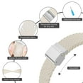 thumbnail image 3 of Stretchy Braided Loop Compatible with Apple Watch Bands 44mm 40mm 41mm 45mm 38mm 42mm 49mm Women Men, Solace Elastics Stretch Nylon Sport Strap Wristband for iWatch Bands Series 9 8 7 6 5 4 3 2 1 SE, 3 of 9