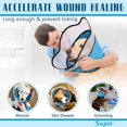 thumbnail image 4 of Adjustable Soft Dog Cone for Comfortable Pet Recovery After Surgery. Elizabethan Collar for Dogs to Stop Licking. Ideal for Large, Medium and Small Dogs., 4 of 4