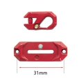 thumbnail image 4 of RC 1/10 1/8 Climbing Car Winch Metal Wire Guide Winch Railing for TRX4 KM4 SCX10,Black, 4 of 5