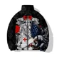 thumbnail image 3 of Abrigos de invierno de estilo nuevo para hombre, modernos y versátiles, con estampado de guerreros del siglo pasado, chaquetas cómodas y cálidas para hombre, abrigo para hombre, 3 of 5