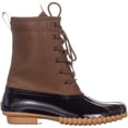 thumbnail image 5 of SPORTO Womens Brown Bootie Waterproof Ariel Round Toe Block Heel Lace-Up Leather Duck Boots 7 M, 5 of 5