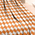 thumbnail image 3 of Orange and White Diamond Pattern Blanket,Comfortable Soft Flannel Throw Blanket,All Season,Warm Lightweight Blankets for Sofa Bed Couch Living Room Chair,30"x40", 3 of 4