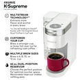 Keurig KSupreme SingleServe KCup Pod Coffee Maker, White