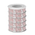 thumbnail image 2 of 5 Rolls Christmas Ribbon 1.5 inch Wide Decorative Ribbon for Gift Wrapping and Holiday Decorations Cat with A Bow Tie, 2 of 7
