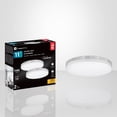 thumbnail image 2 of Xtricity - Set of 2 Round Ceiling Lights with Integrated LEDs, 11" Diameter, From the Valerio Collection, Nickel, 2 of 3