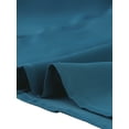 thumbnail image 4 of INSPIRE CHIC Women's Collar Top Button Front Short Sleeves to Work Shirt Lake Blue M, 4 of 4