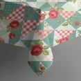 thumbnail image 5 of Pioneer Flower Floral Print Pattern Square Tablecloth, Waterproof Wipeable Spillproof Washable Table Cover for Home Kitchen Party Decor, 42"x42", 5 of 6
